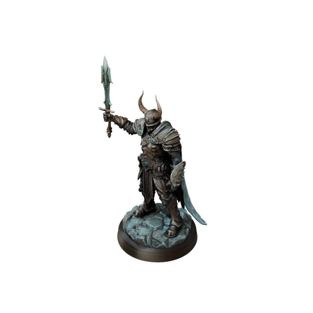 Bronze Lich King — tabletop minis 3D print model, STL