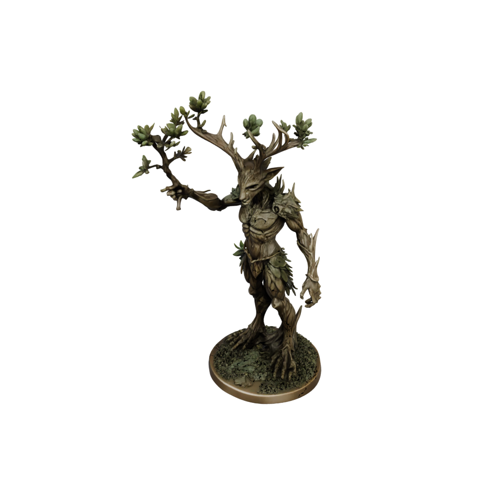 Bronze Treant Guardian — tabletop minis 3D print model, STL