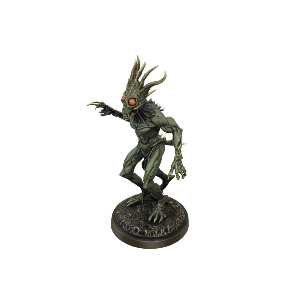 Bronze Beholder-Style Floating Eye Tyrant