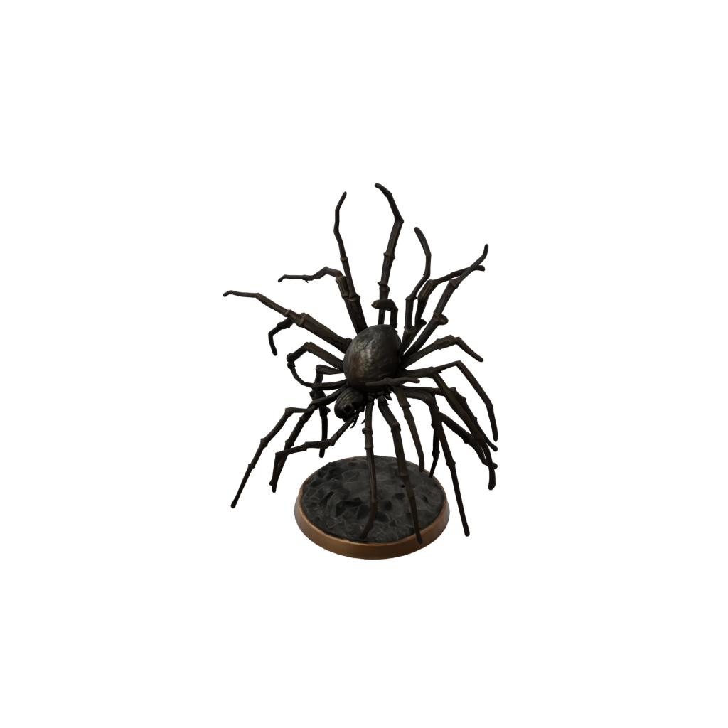 Bronze Giant Spider — tabletop minis 3D print model, STL