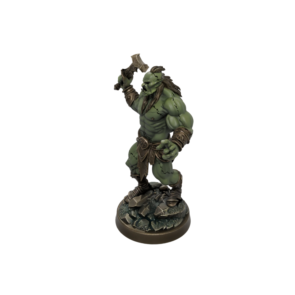 Bronze Half-Orc Berserker