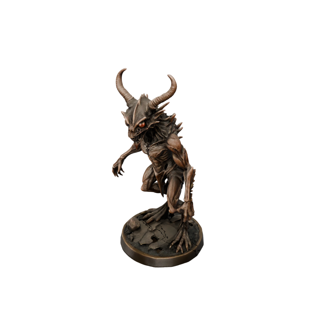 Bronze Rust Monster Critter — tabletop minis 3D print model, STL