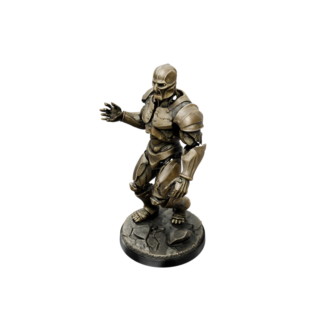 Bronze Iron Golem — tabletop minis 3D print model, STL
