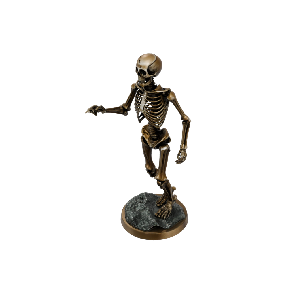 Bronze Skeleton Warrior — tabletop minis 3D print model, STL