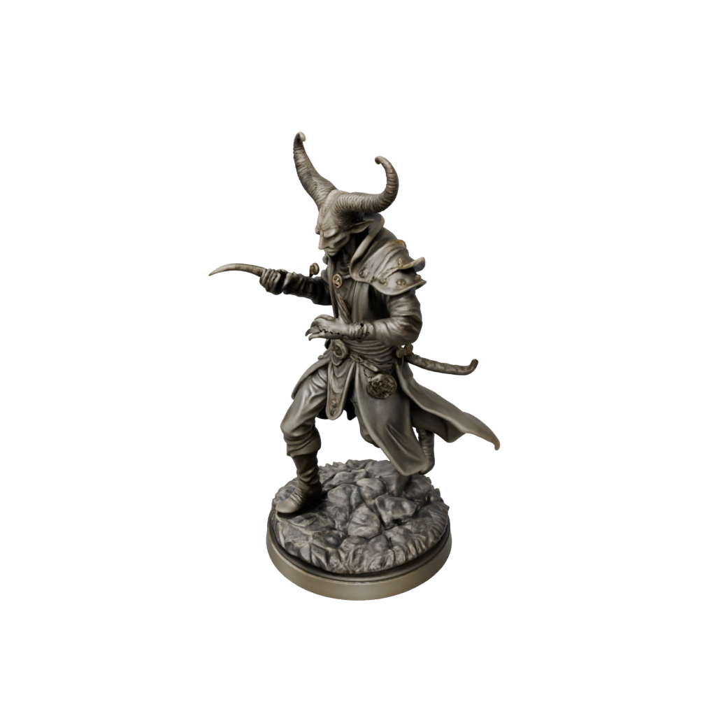 Bronze Tiefling Warlock