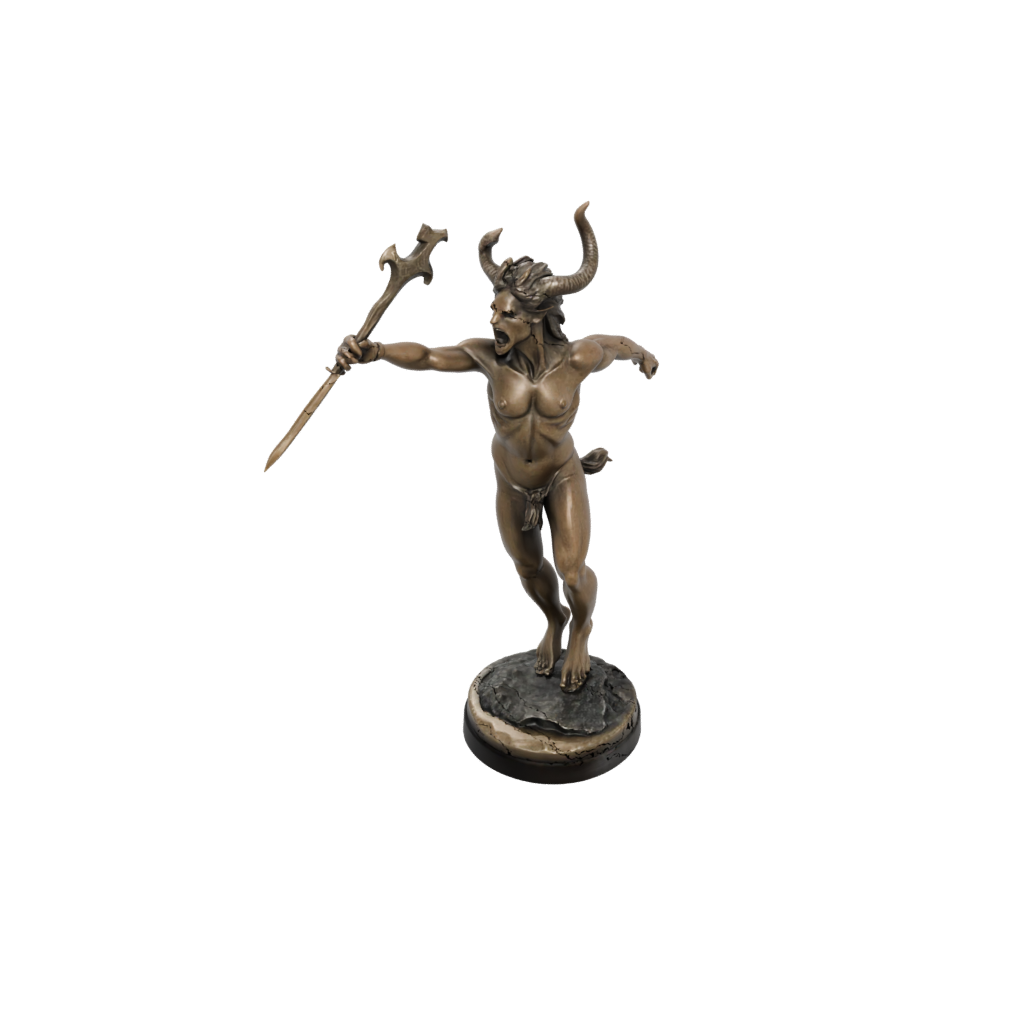 Bronze Centaur Lancer — tabletop minis 3D print model, STL