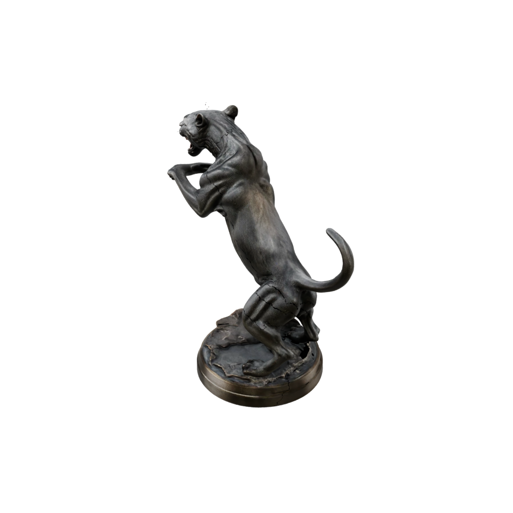 Bronze Displacer Panther — tabletop minis 3D print model, STL