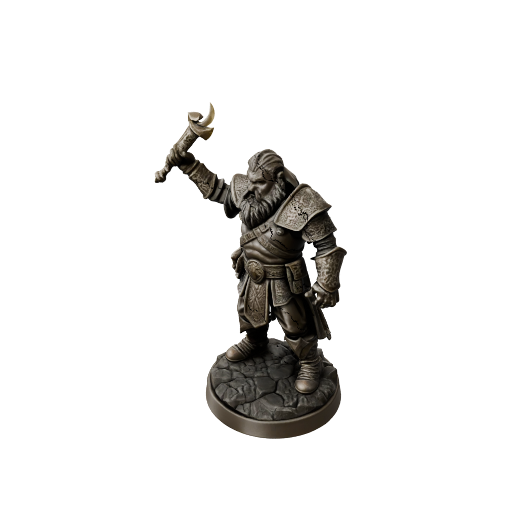 Bronze Dwarven Cleric