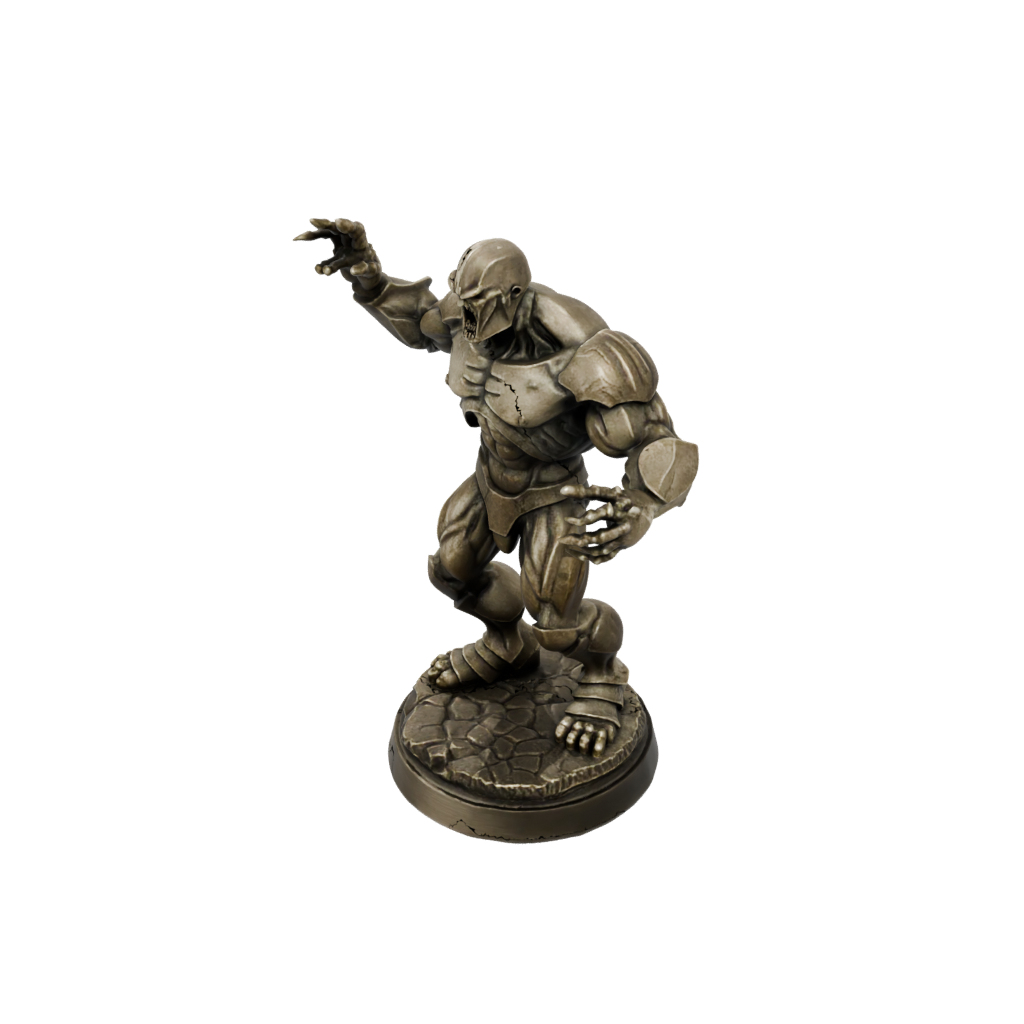Bronze Iron Golem — tabletop minis 3D print model, STL