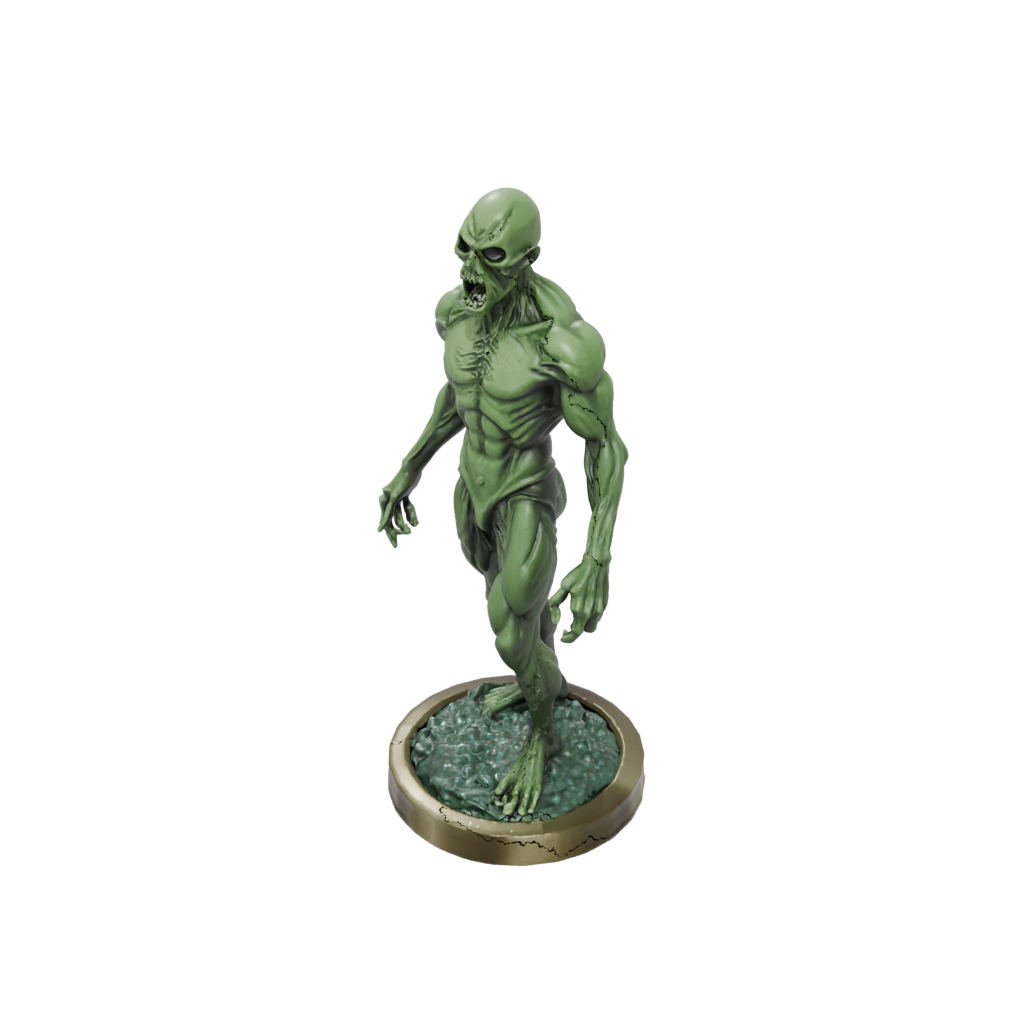 Bronze Gelatinous Cube Ooze — tabletop minis 3D print model, STL
