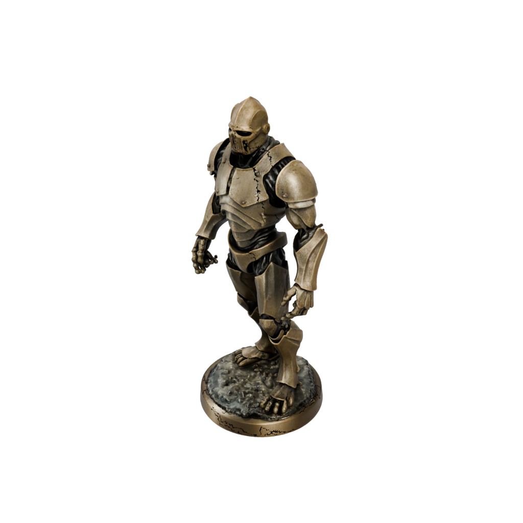 Bronze Iron Golem — tabletop minis 3D print model, STL