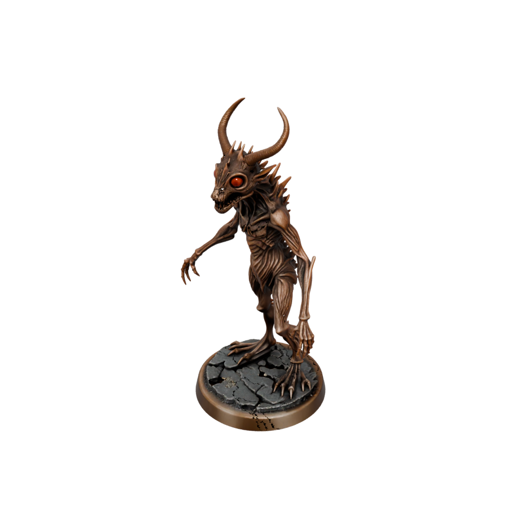 Bronze Rust Monster Critter — tabletop minis 3D print model, STL