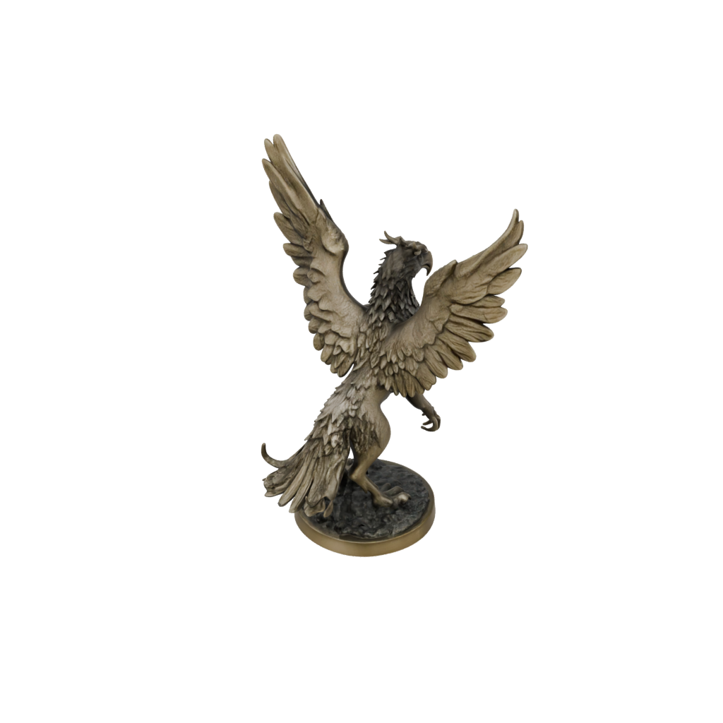 Bronze Winged Griffin — tabletop minis 3D print model, STL