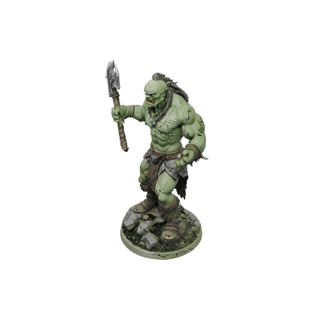 Camo Half-Orc Berserker