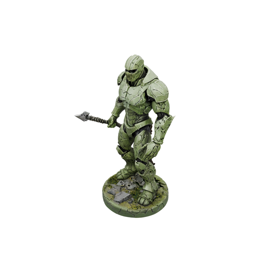 Camo Iron Golem — tabletop minis 3D print model, STL