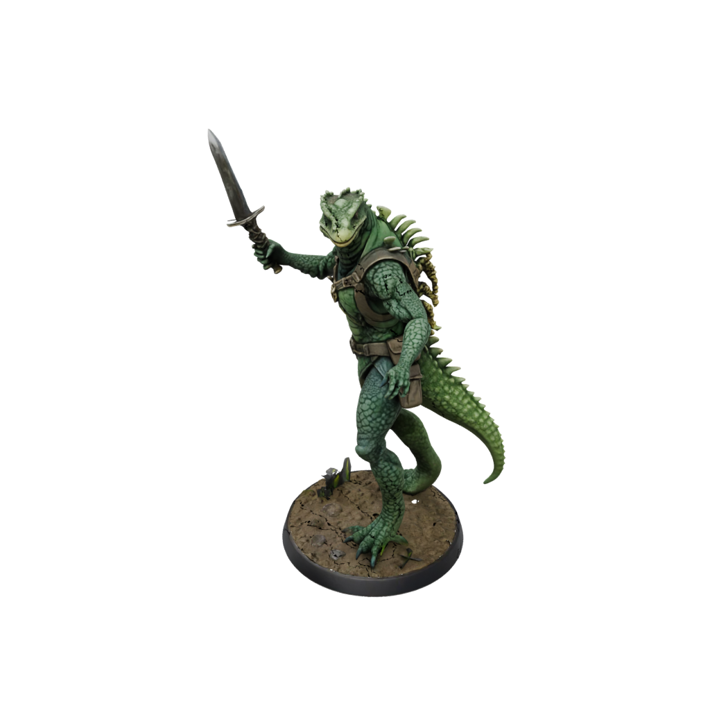 Camo Lizardfolk Hunter
