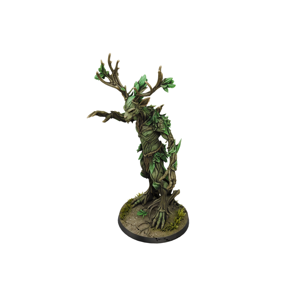 Camo Treant Guardian — tabletop minis 3D print model, STL