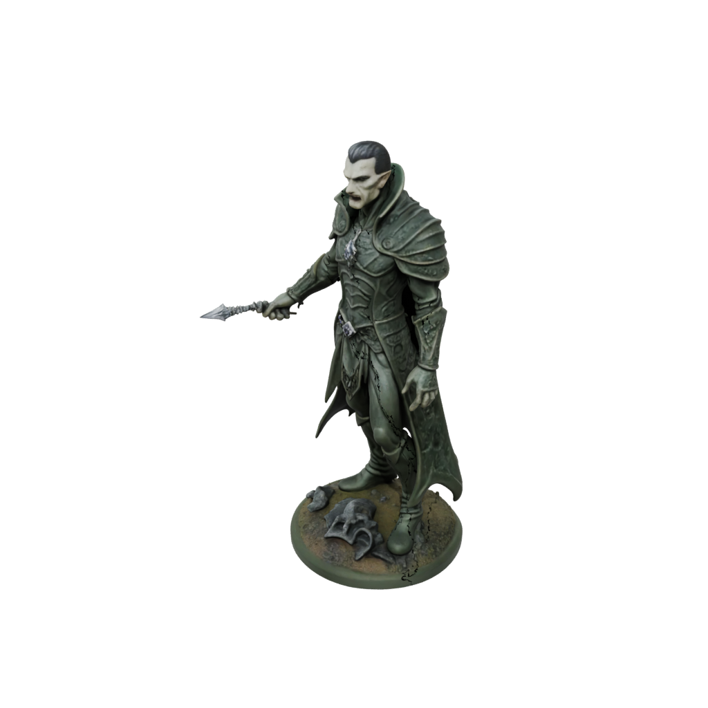 Camo Vampire Lord — tabletop minis 3D print model, STL