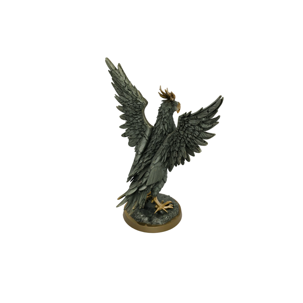 Camo Winged Griffin — tabletop minis 3D print model, STL