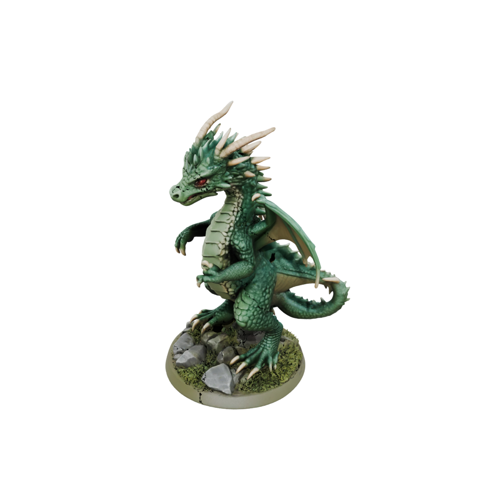 Camo Young Dragon Wyrmling