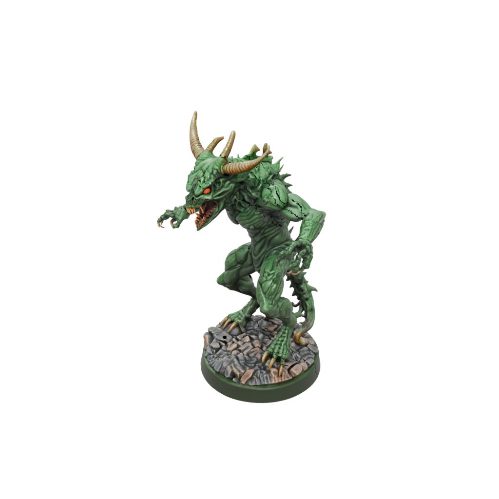 Camo Beholder-Style Floating Eye Tyrant — tabletop minis 3D print model, STL