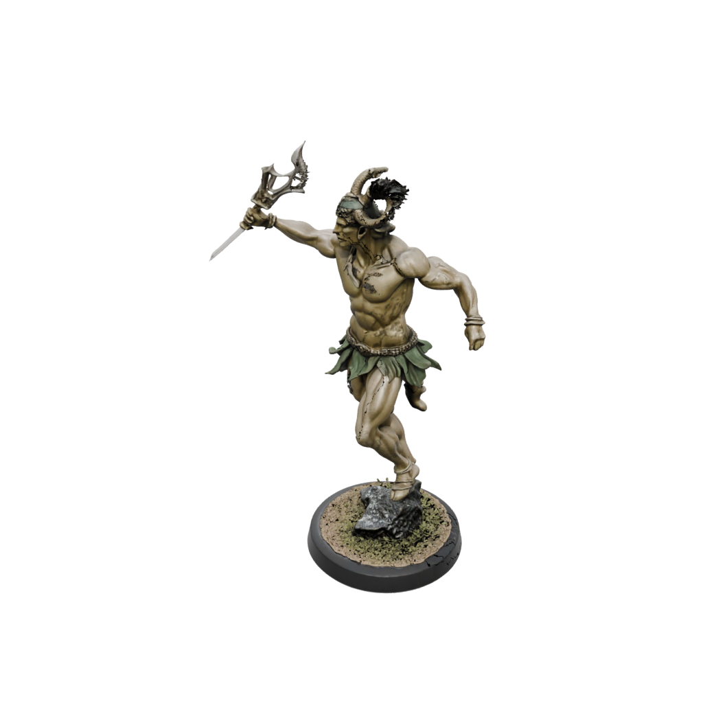 Camo Centaur Lancer — tabletop minis 3D print model, STL
