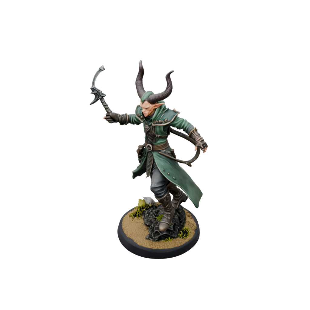 Camo Tiefling Warlock