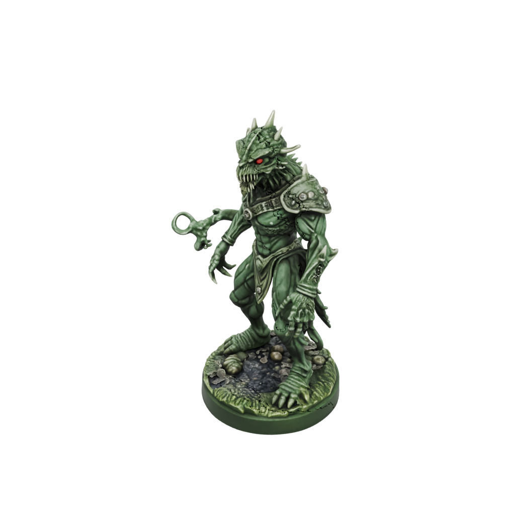 Camo Beholder-Style Floating Eye Tyrant — tabletop minis 3D print model, STL