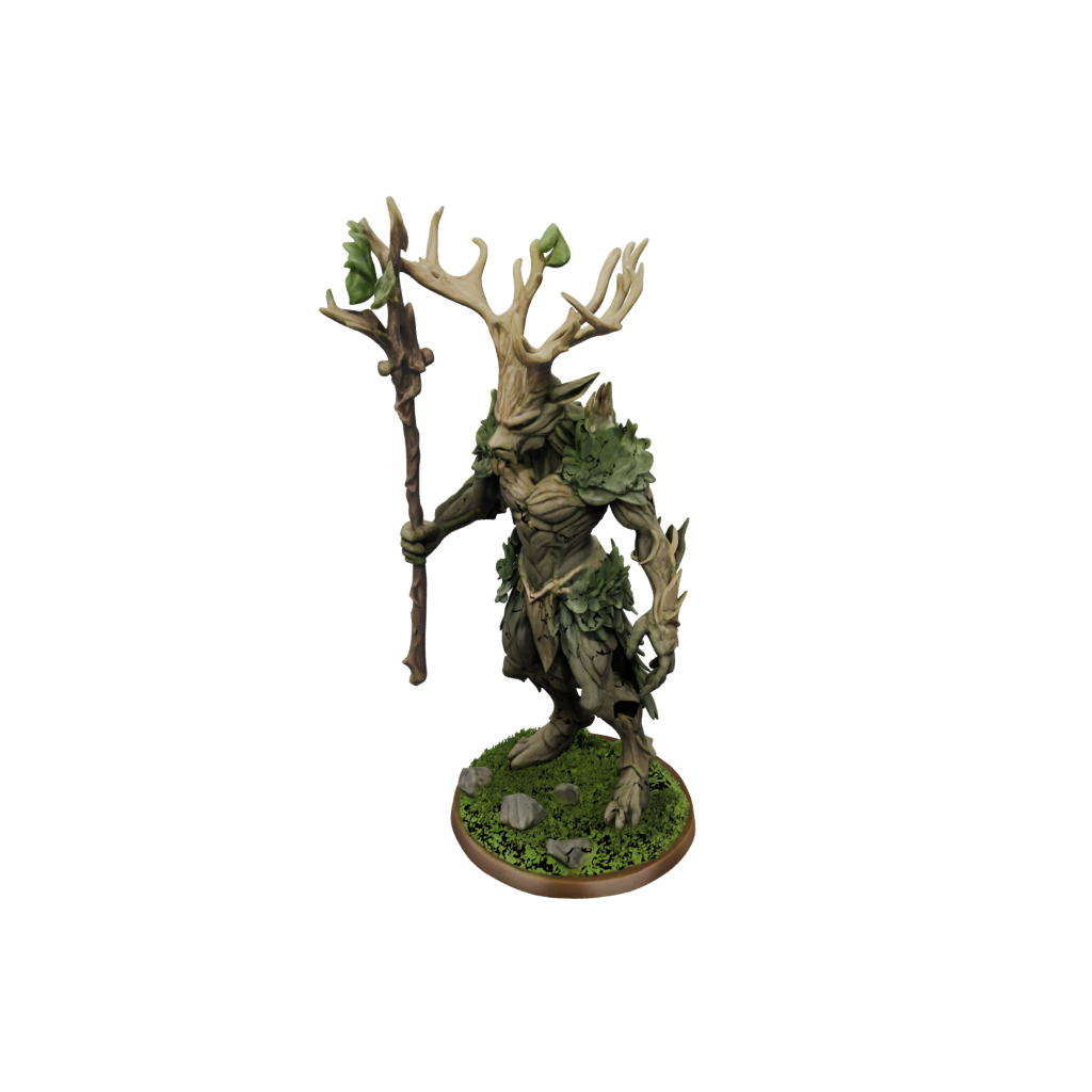Camo Treant Guardian — tabletop minis 3D print model, STL