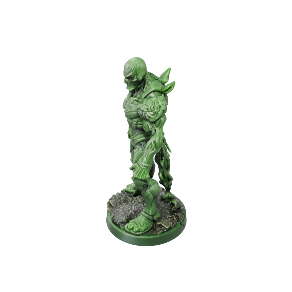 Camo Gelatinous Cube Ooze — tabletop minis 3D print model, STL