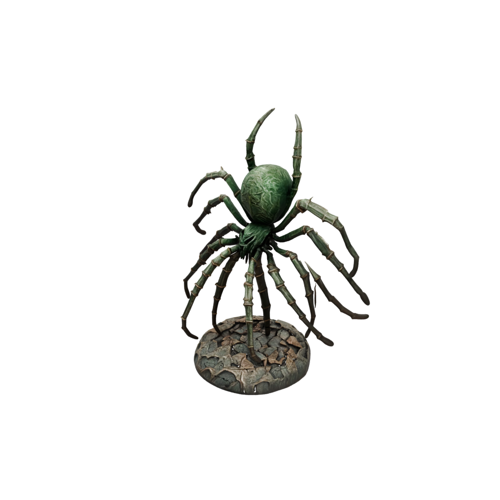 Camo Giant Spider — tabletop minis 3D print model, STL
