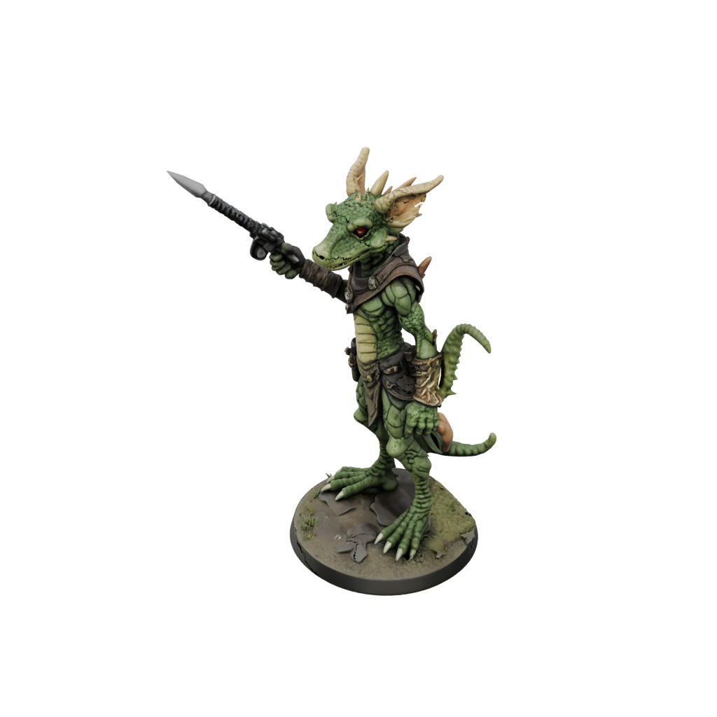 Camo Kobold Trapsmith — tabletop minis 3D print model, STL
