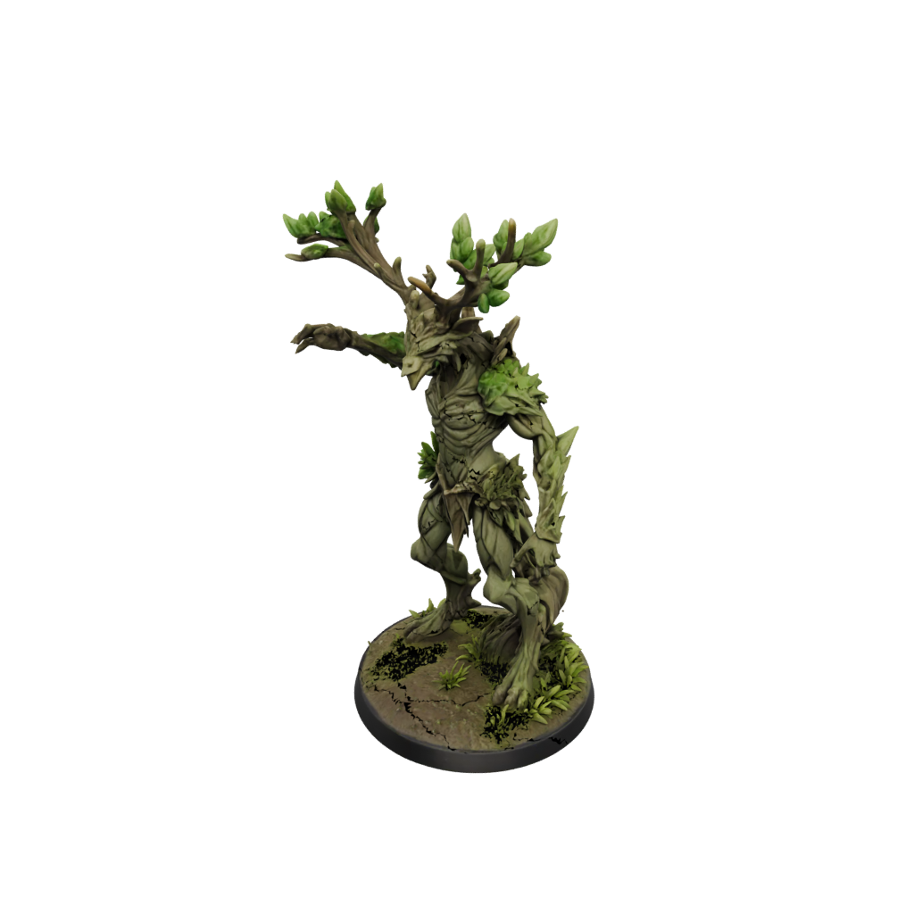 Camo Treant Guardian — tabletop minis 3D print model, STL