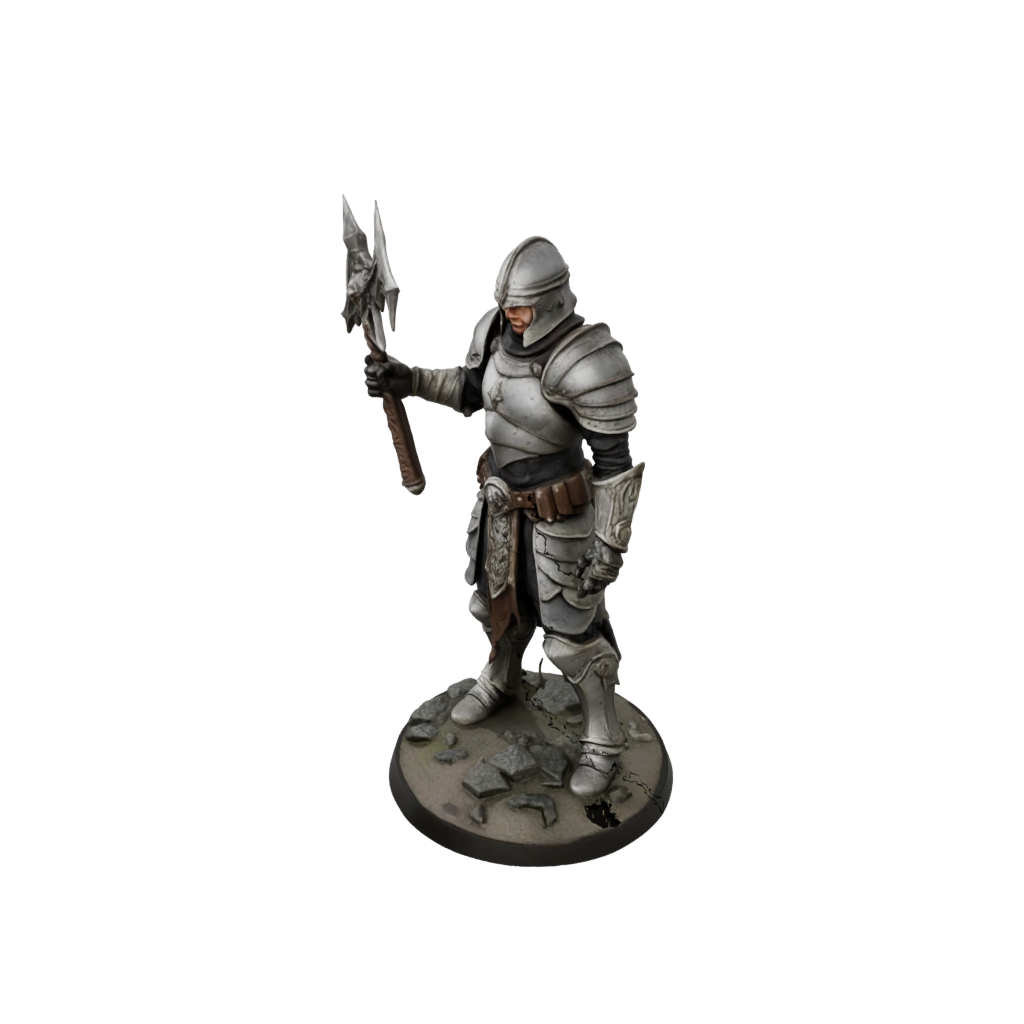 Camo Armored Paladin With War Maul