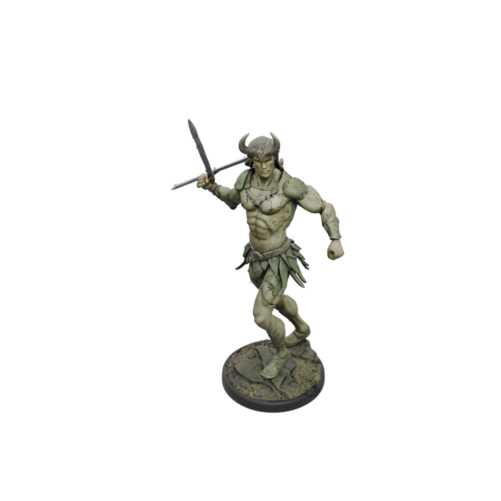 Camo Centaur Lancer — tabletop minis 3D print model, STL