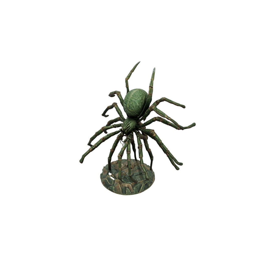 Camo Giant Spider — tabletop minis 3D print model, STL