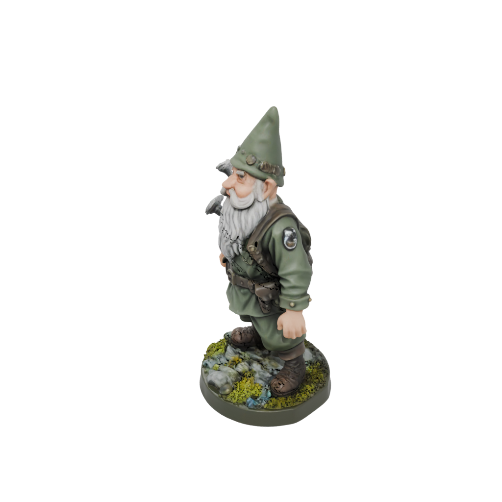 Camo Gnome Tinkerer — tabletop minis 3D print model, STL