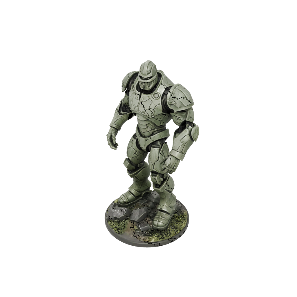 Camo Iron Golem — tabletop minis 3D print model, STL