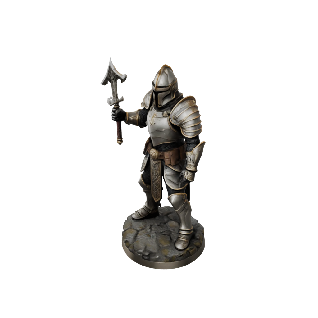 Camo Armored Paladin With War Maul