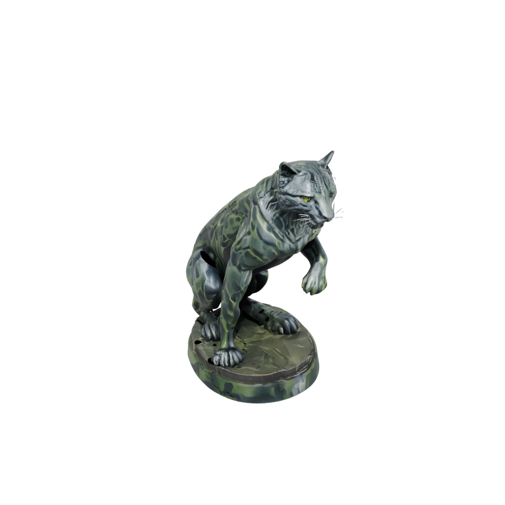 Camo Displacer Panther — tabletop minis 3D print model, STL