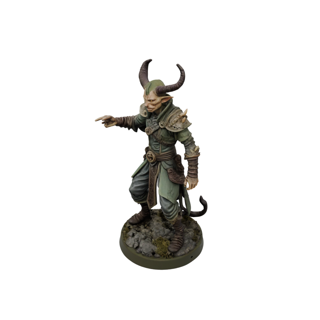 Camo Tiefling Warlock