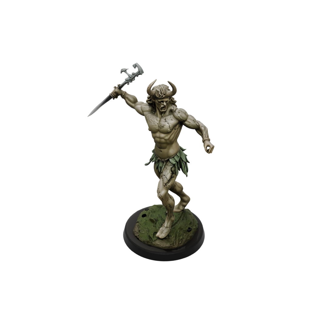 Camo Centaur Lancer — tabletop minis 3D print model, STL