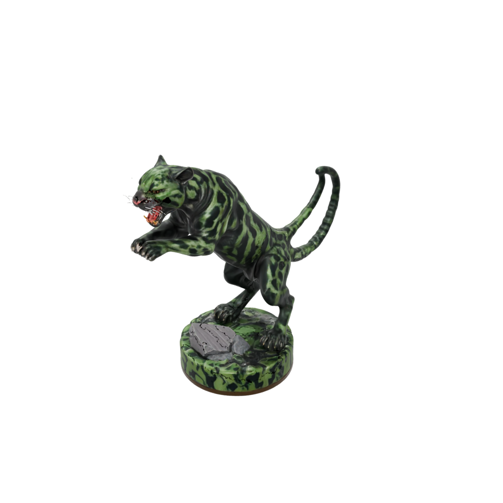 Camo Displacer Panther — tabletop minis 3D print model, STL