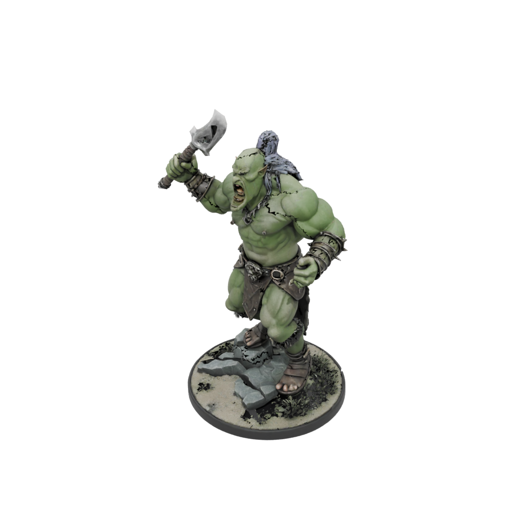 Camo Half-Orc Berserker