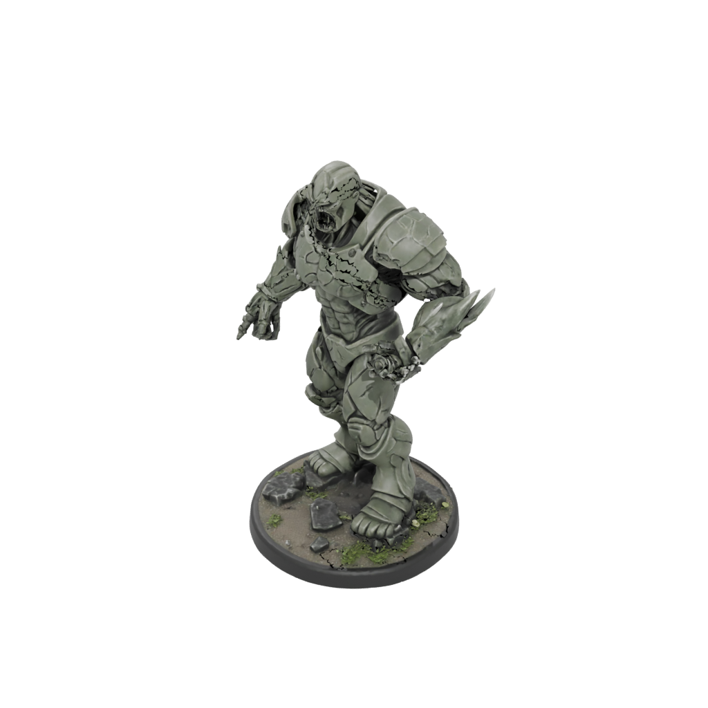 Camo Iron Golem — tabletop minis 3D print model, STL