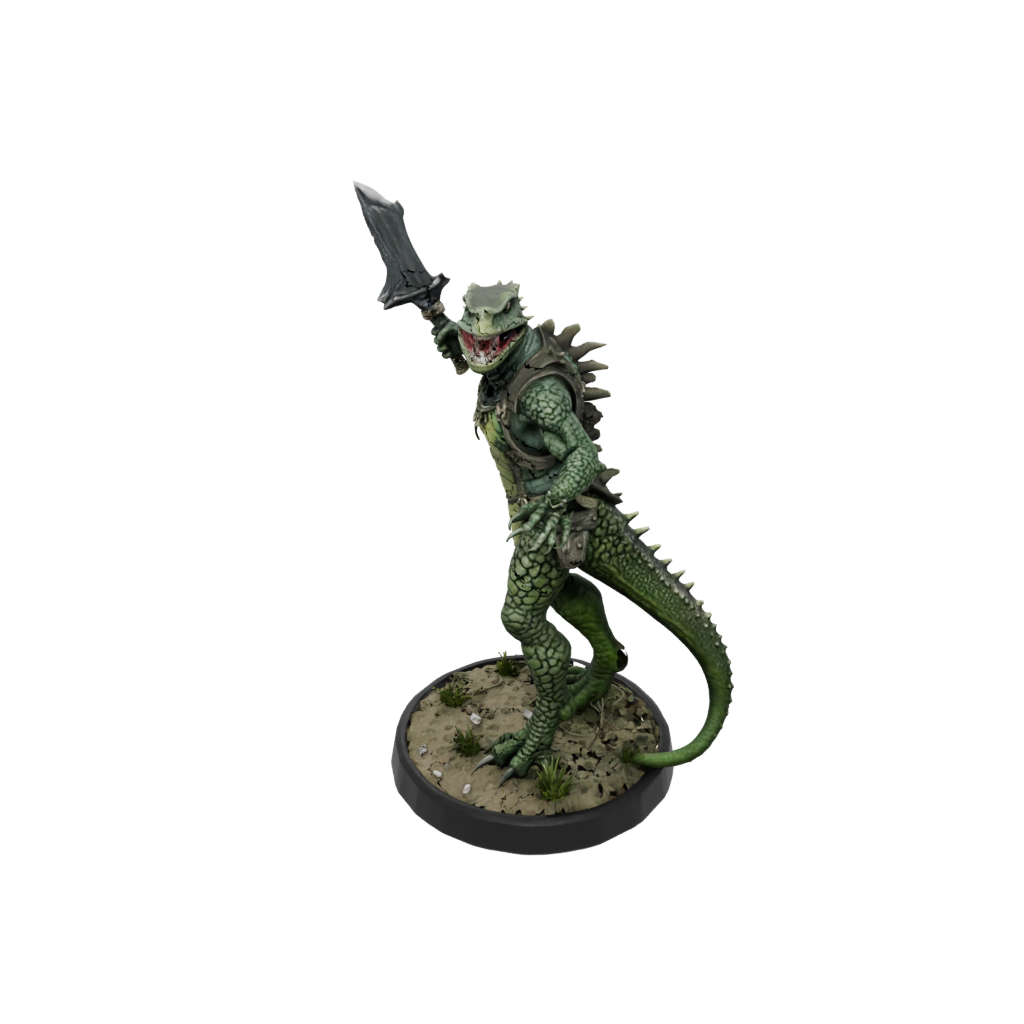 Camo Lizardfolk Hunter