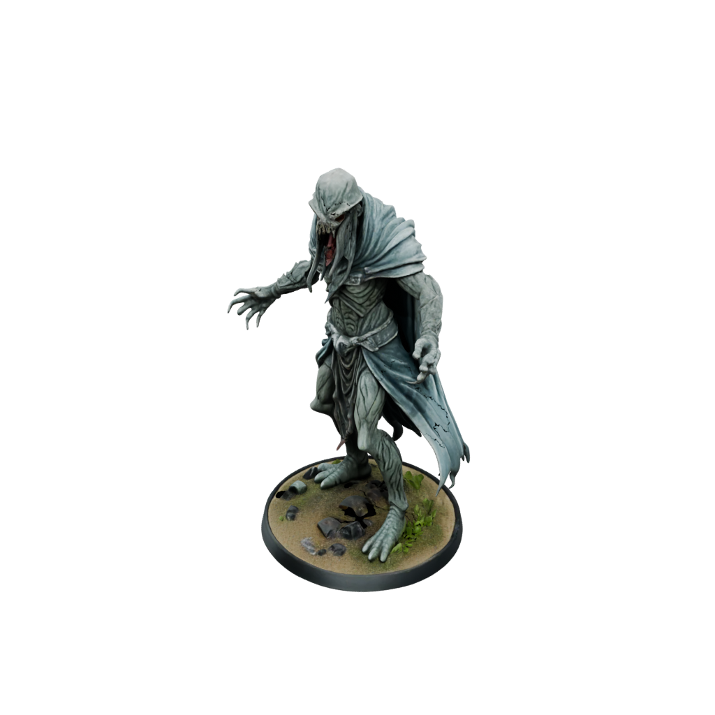 Camo Mind-Flayer Style Aberration — tabletop minis 3D print model, STL