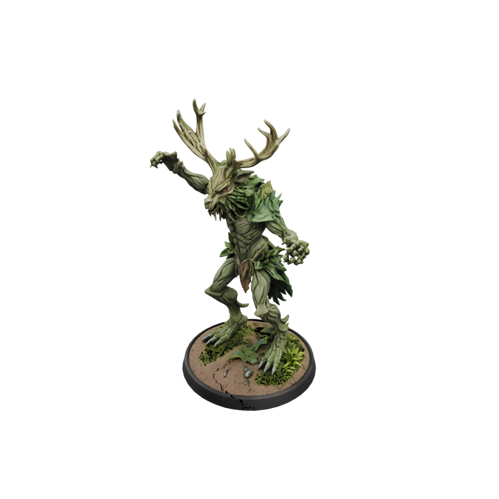 Camo Treant Guardian — tabletop minis 3D print model, STL