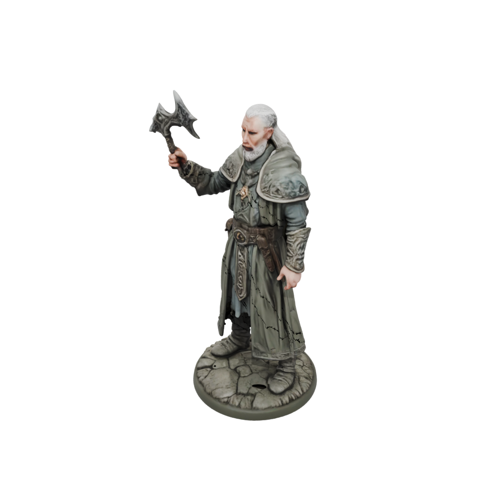 Camo Cleric Priest With Mace