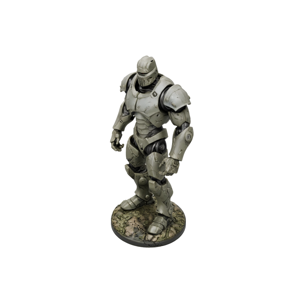 Camo Iron Golem — tabletop minis 3D print model, STL